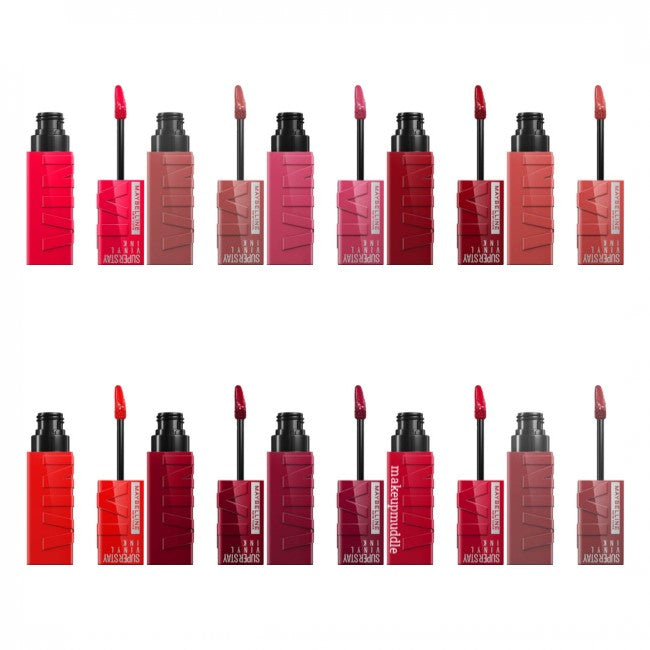 L'OREAL SUPERSTAY VINYL INK LIQUID LIPSTICKS - AVAILABLE IN 10 SHADES - Beauty Bar