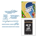 Meowy Christmas Sentiments - Press & Foil Plates & Die Set