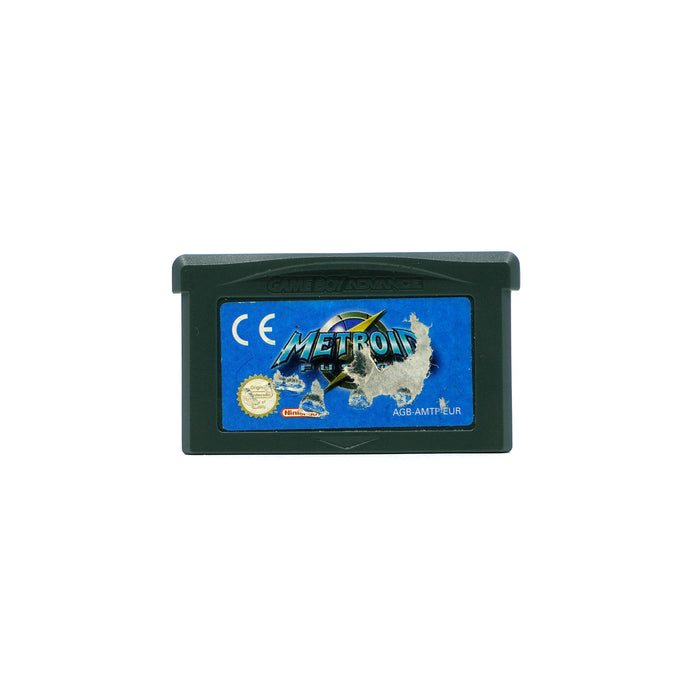 Metroid Fusion Spielmodul für Game Boy Advance - Vorderseite, Etikett mit starken Gebrauchsspuren