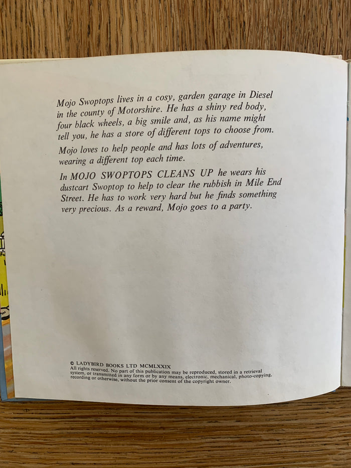 Mojo Swoptops Cleans Up