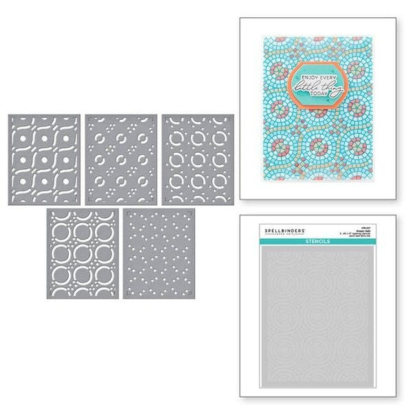 Mosaic Path Layered Stencil - betterPress Society May 2025 Add On
