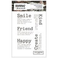 Muse and Maker - Clear Stamps - Aged Glossary