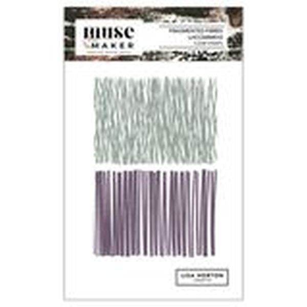 Muse and Maker - Clear Stamps - Fragmented Fibres