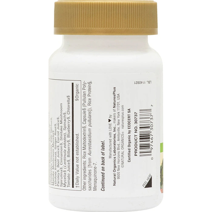 NaturesPlus Source of Life Garden Vitamin K2 120 mcg Capsules