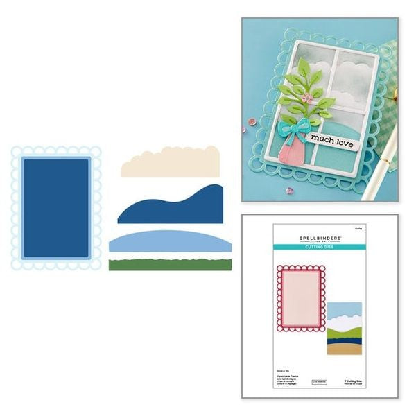 Open Lace Frame and Landscapes - Dies