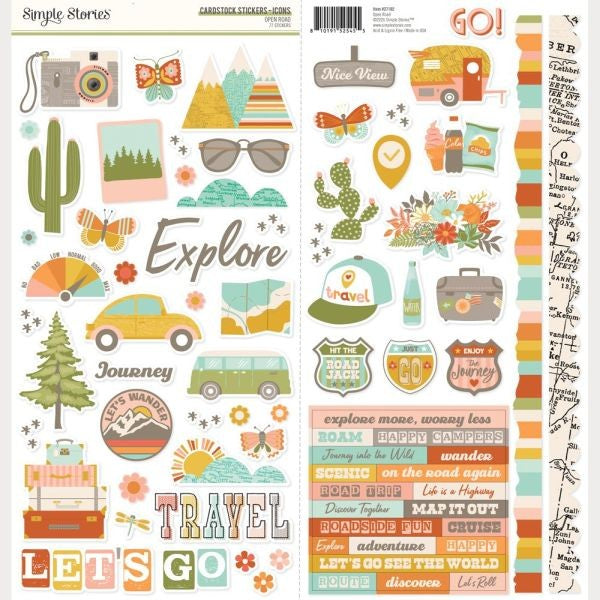 Open Road - Stickers - Icons