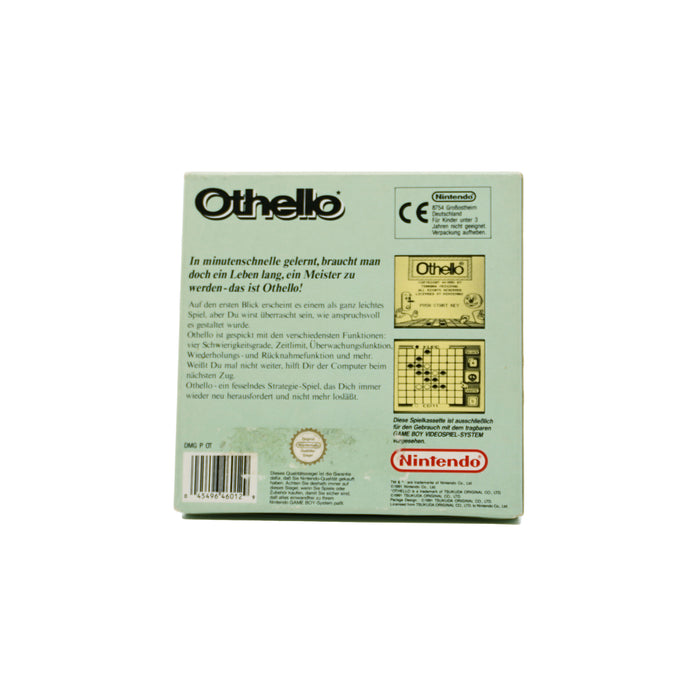 Othello Spiel für Game Boy in Originalverpackung - Rückseite