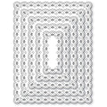 Oval Eyelet Rectangle Frames - Dies