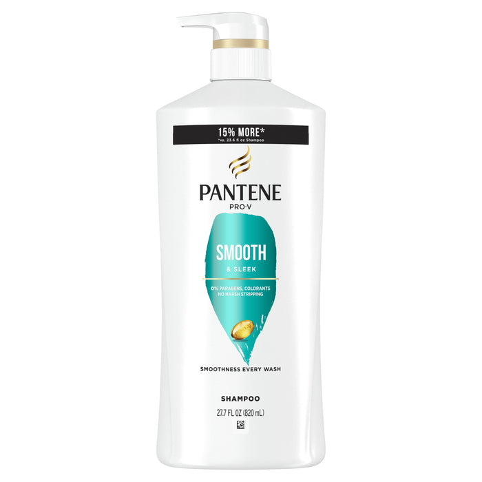 Pantene Pro-V Smooth and Sleek Shampoo, 27.7 fl oz