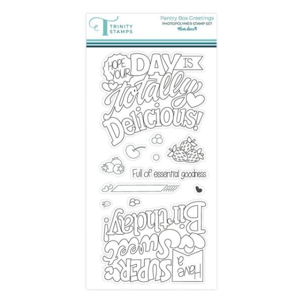 Pantry Box Greetings - Clear Stamps