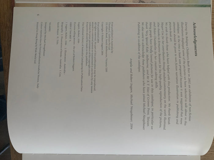 Pictures Telling Stories - The Art of Robert Ingpen (signed)