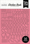 Pink Alpha Sticker Book