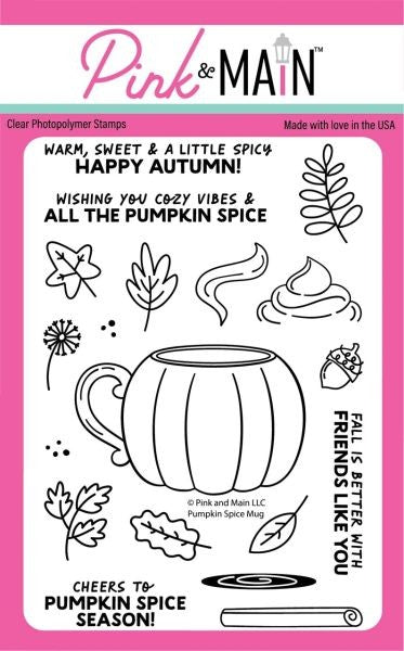 Pumpkin Spice Mug - Clear Stamps