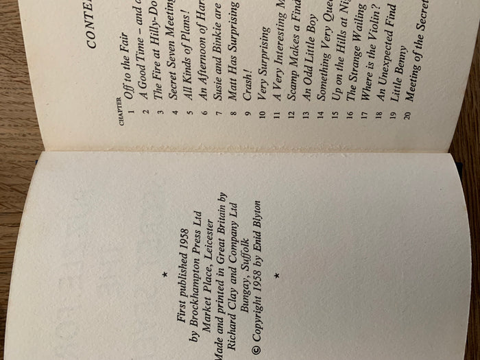 Puzzle For The Secret Seven