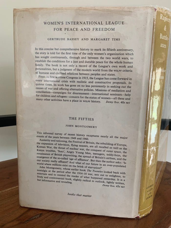 Rapiers & Battleaxes - The Women's Movement and its Aftermarth