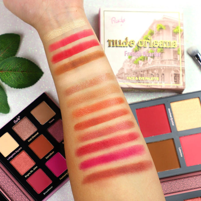 RUDE NUDE OCLEANS FACE & EYE PALETTE - Beauty Bar
