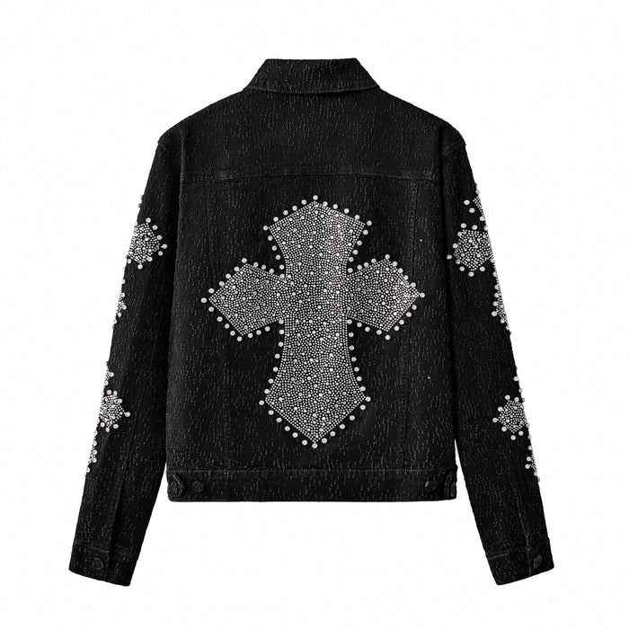 Sanctum Cross Denim Jkt – Century Penthouse BLACK/SILVER