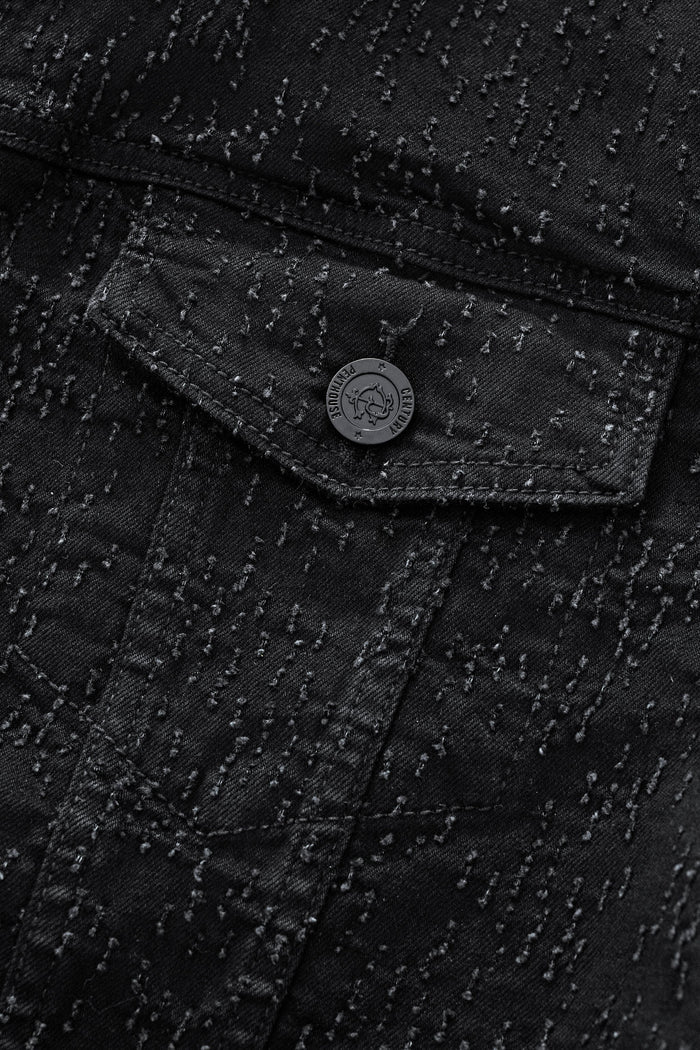 Sanctum Cross Denim Jkt – Century Penthouse BLACK/SILVER