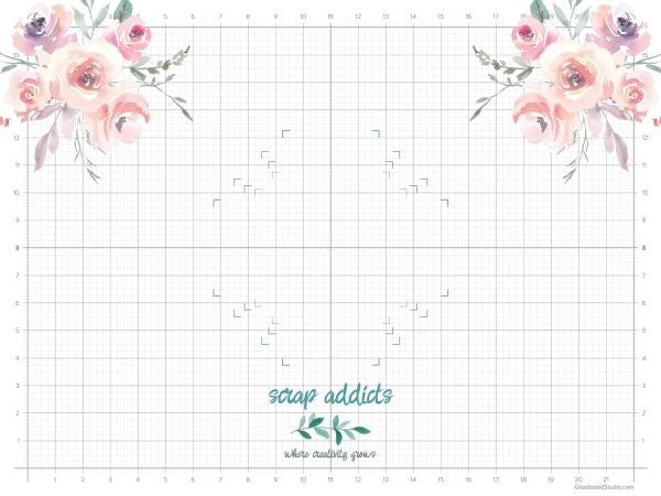 Scrap Addicts - Exclusive Magnetic Glass Board