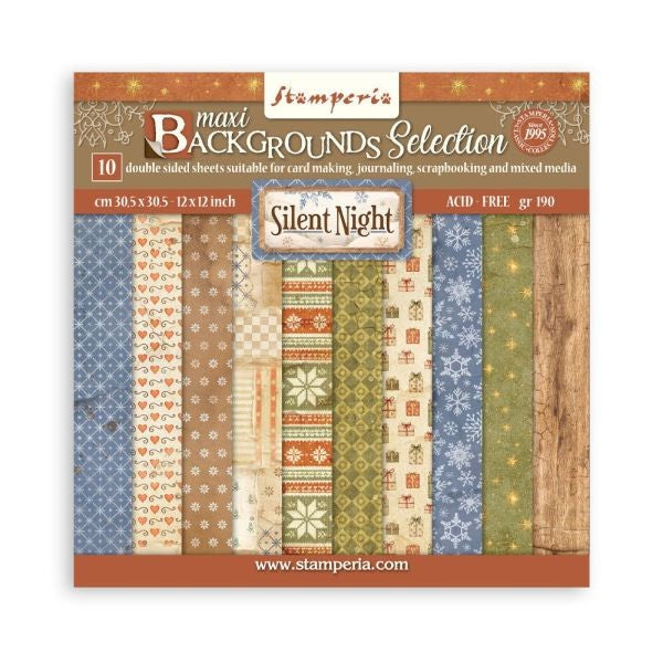 Silent Night - 12x12 Paper Pack - Backgrounds