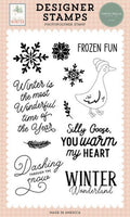 Silly Goose Winter - Clear Stamps - Frozen Fun