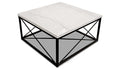 Skyler White Marble Coffee Table
