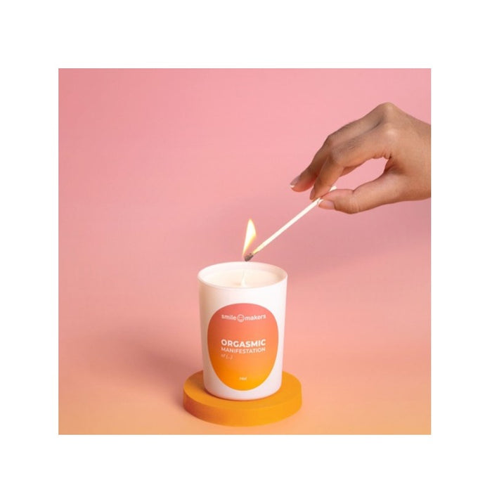 SMILE MAKERS ORGASMIC MANIFESTATION CANDLE - AVAILABLE IN 3 FRAGRANCES - Beauty Bar