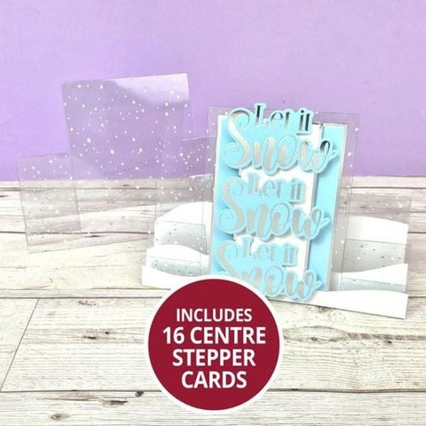 Snowfall Acetate Stepper Cards