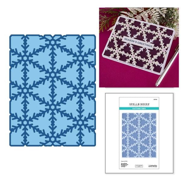 Snowflake Background - Dies