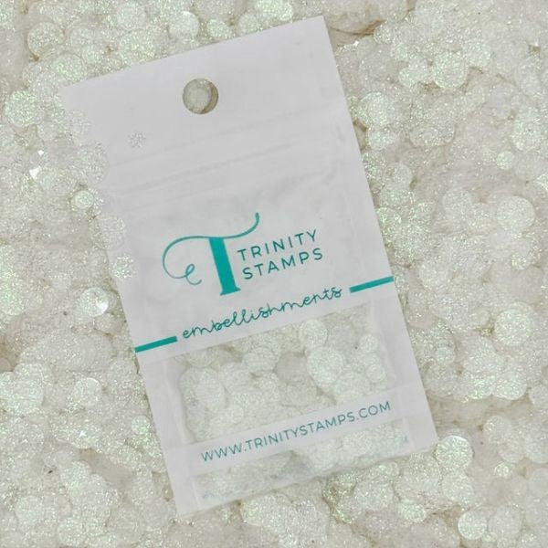 Sparkle Spots Confetti Embellishments - White