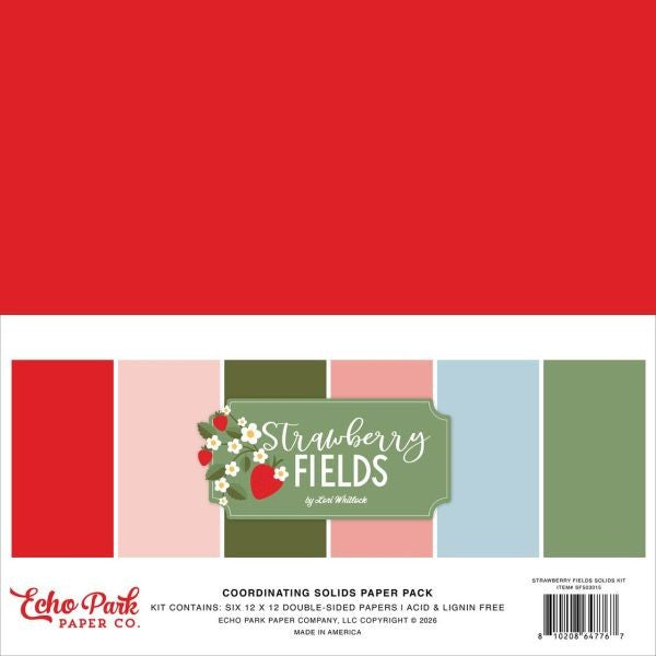 Strawberry Fields - 12x12 Collection Pack - Solids