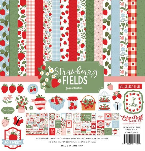 Strawberry Fields - 12x12 Collection Pack