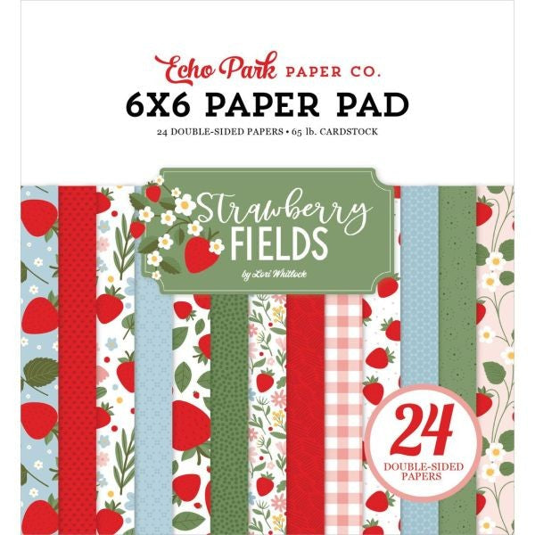 Strawberry Fields - 6x6 Paper Pad