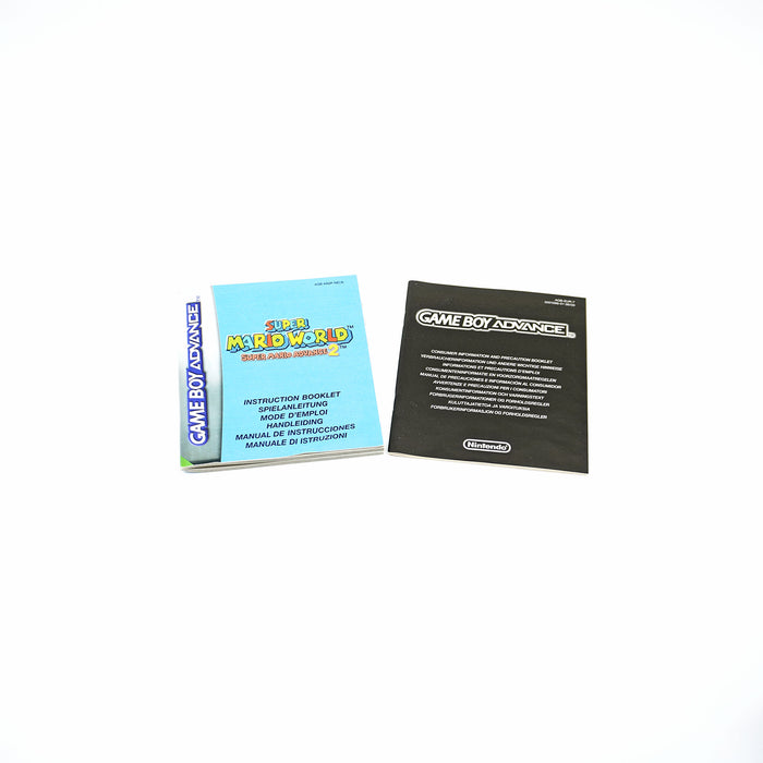 Super Mario World: Super Mario Advance 2 Game Boy Advance Anleitung - Vorderseite
