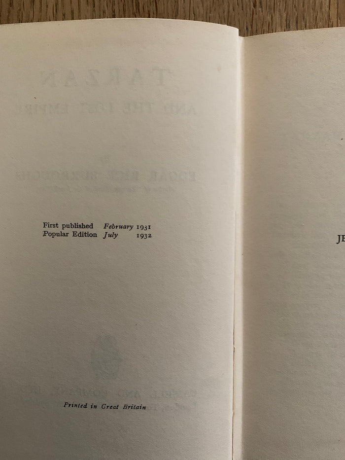 Tarzan and the Lost Empire