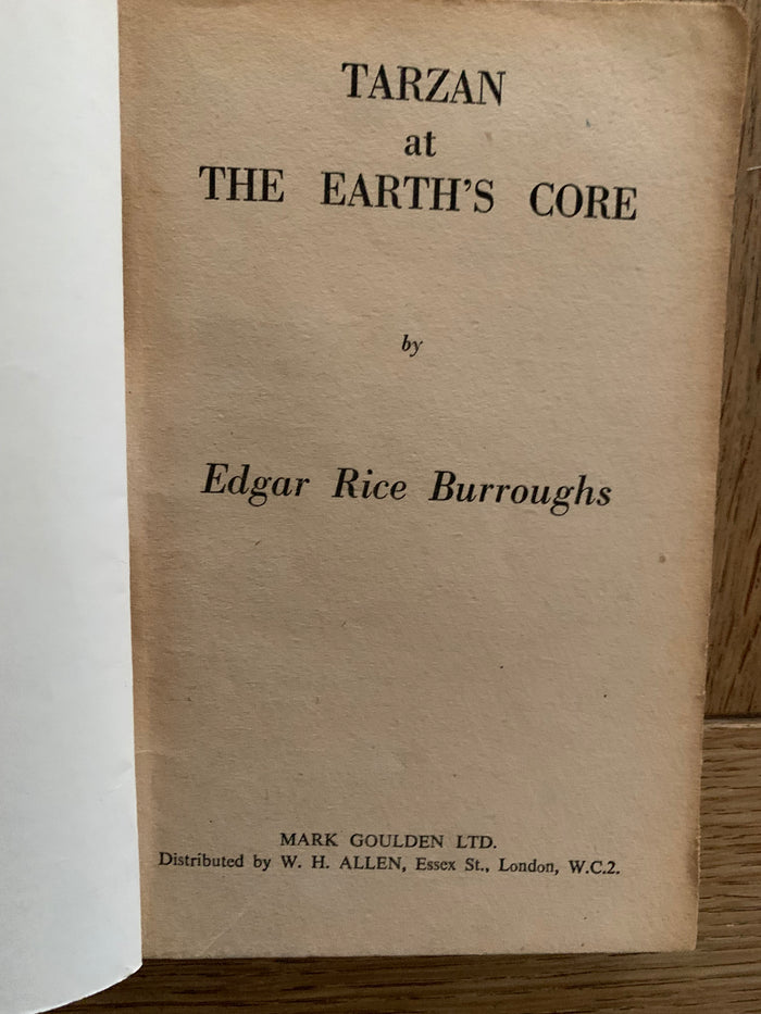 Tarzan at the Earth's Core