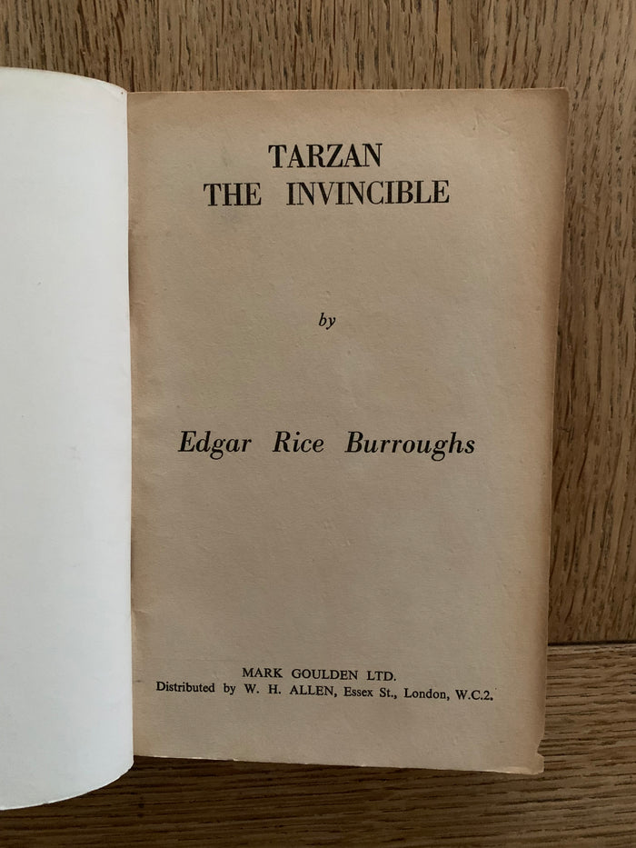 Tarzan The Invincible