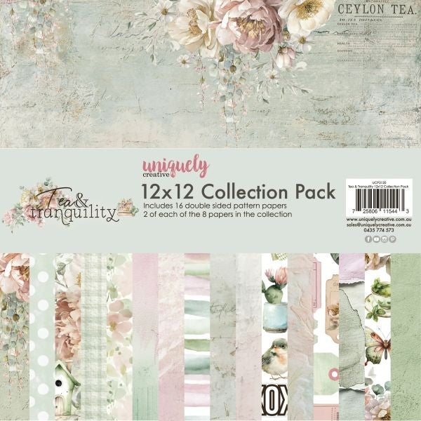 Tea & Tranquility - 12x12 Collection Pack