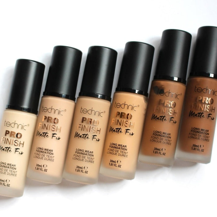 TECHNIC PRO FINISH MATTE FIX FOUNDATION - AVAILABLE IN 4 SHADES - Beauty Bar
