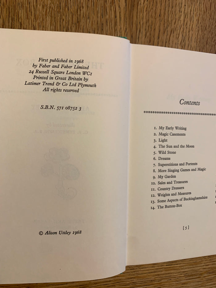 The Button-Box and other essays