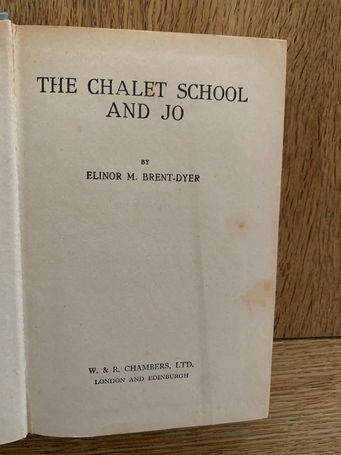 The Chalet School and Jo