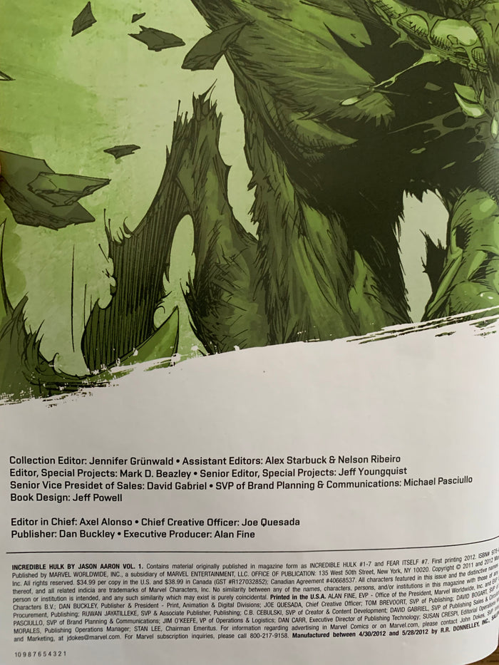 The Incredible Hulk: Volume 1