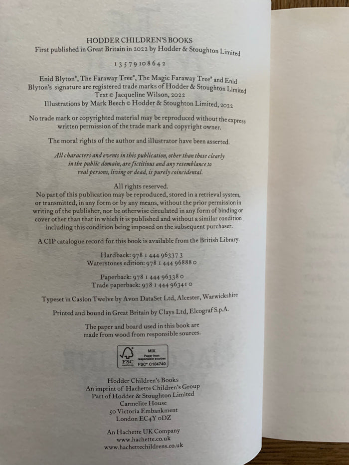 The Magic Faraway Tree - A New Adventure (signed)
