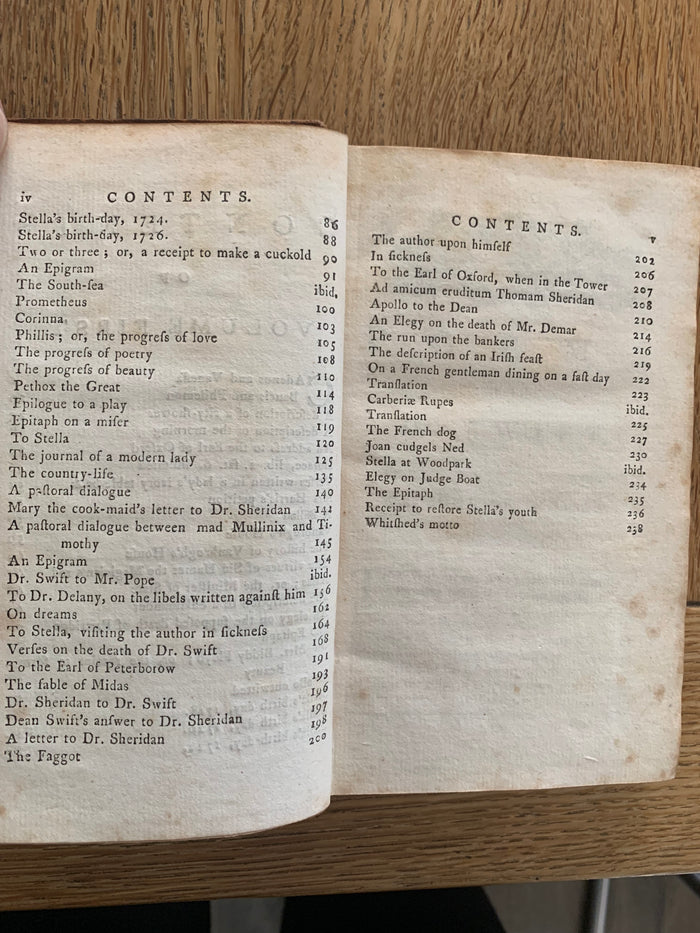 The Poetical Works of Dr Jonathan Swift. 2 volume set