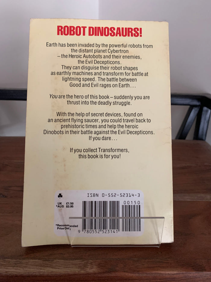 The Transformers: Adventure Game Books - Dinobot War