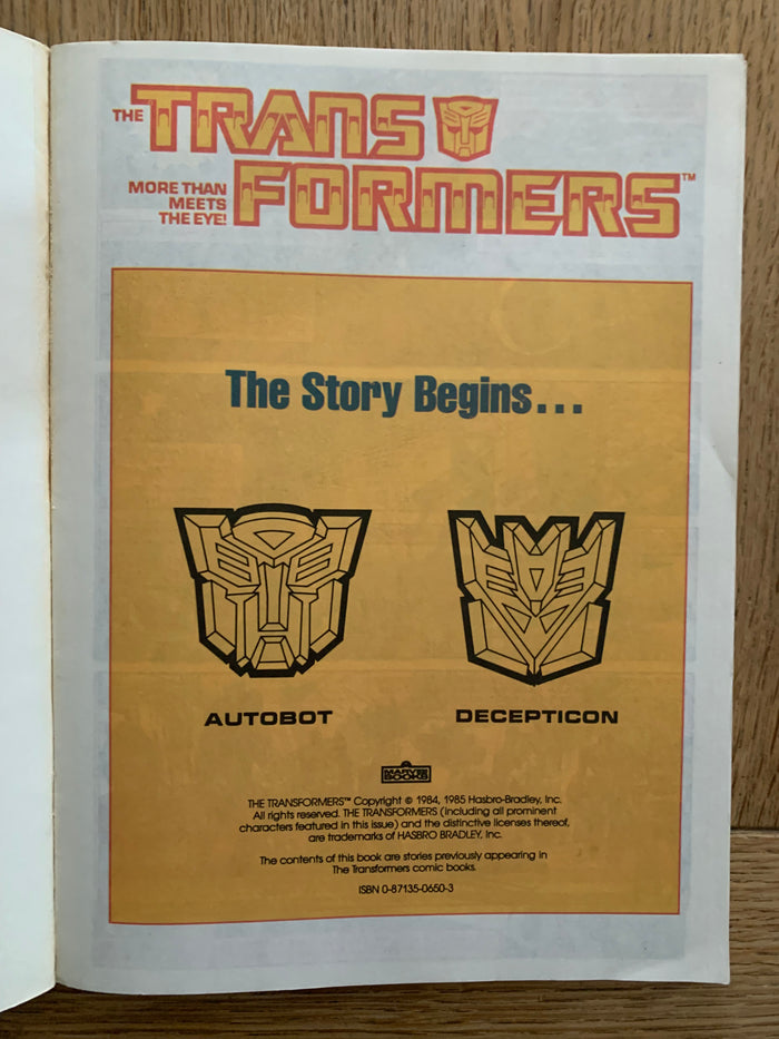 The Transformers: Collected Comics *1 The Story Begins