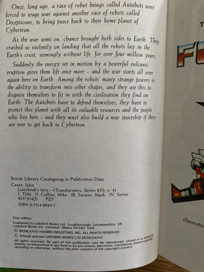 The Transformers: Laserbeak's Fury