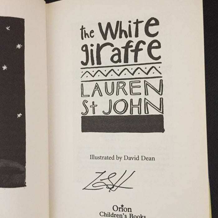 The White Giraffe (signed)