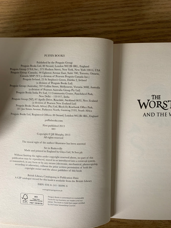 The Worst Witch and the Wishing Star (signed)