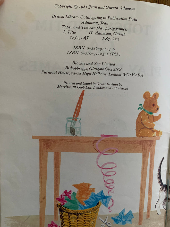 Topsy and Tim Can Play Party Games